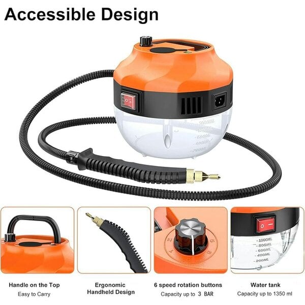 Havendro 3800W Portable Handheld Steam Cleaner High Temperature Steam Cleaning Machine