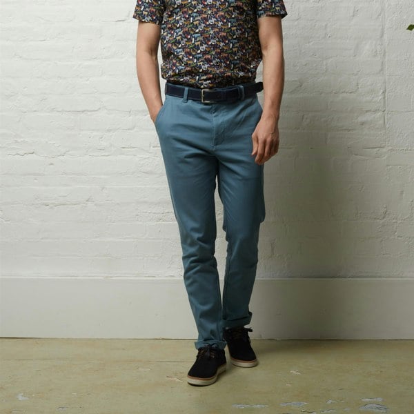 Gabicci V54GT14 Mens Curtis Stretch Twill Trousers Gabicci Vintage - AQUA