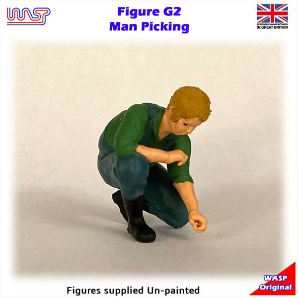 MCSlots 1:32 Scale Gardening Figures Man Picking GF2 Wasp
