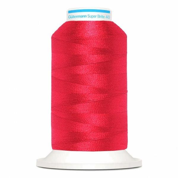 Gutermann Super Brite Polyester 40 Embroidery Thread 1000m Polyester Thread Suitable For Embroidery