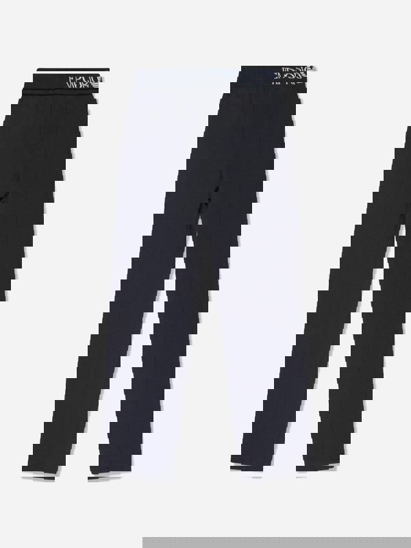 Emporio Armani Boys Logo Trousers in Navy