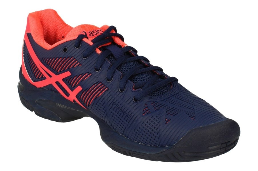 Asics Gel-Solution Speed 3 Womens Tennis Shoes E650N  4920 - Indigo Blue Diva Pink 4920 - Photo 3