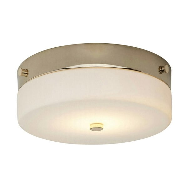 1 Bulb Flush Light Low Ceiling Polished Gold LED GX53 9W Bulb Loops