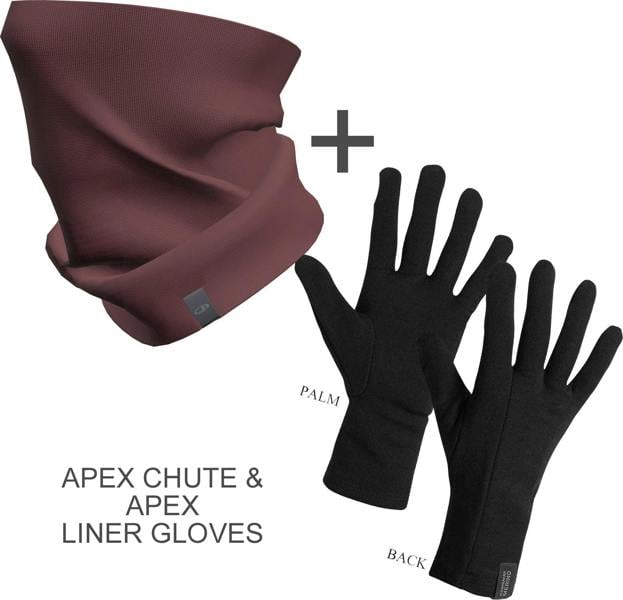 Icebreaker Merino Apex Chute Gloves Bundle