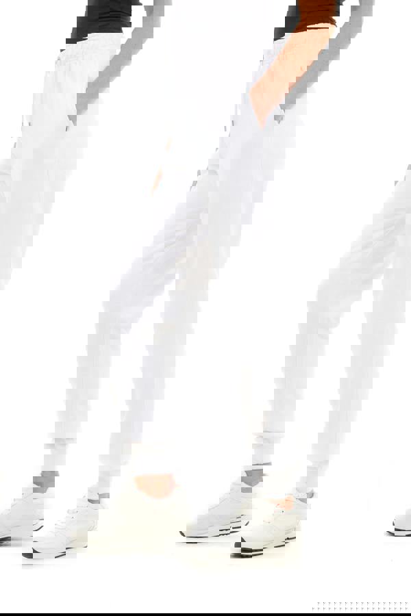 Smart Living Basic Womens Cuffed Hem Jogger - White