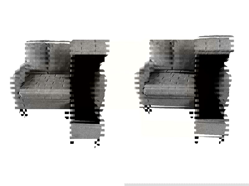 DS Living Sienna 3 Seater Left Hand Facing Storage Sofa Bed in Grey, Silver or Beige