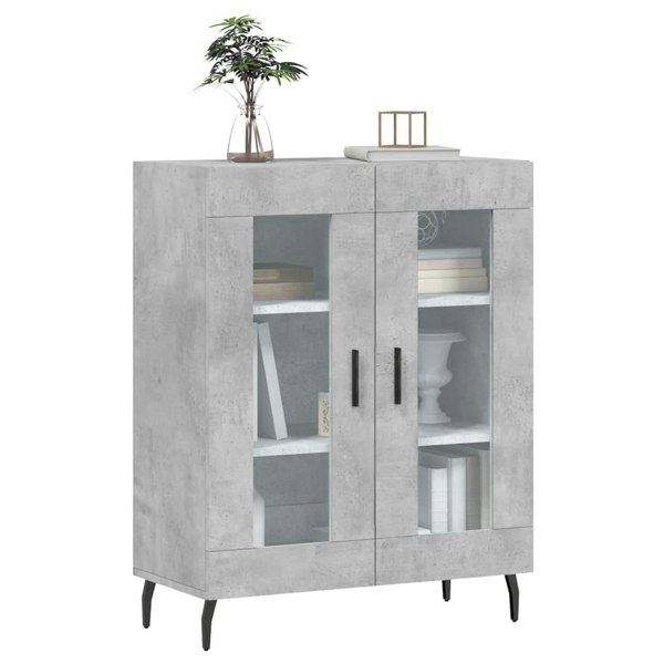 Berkfield Sideboard Concrete Grey 69.5x34x90 cm Engineered Wood