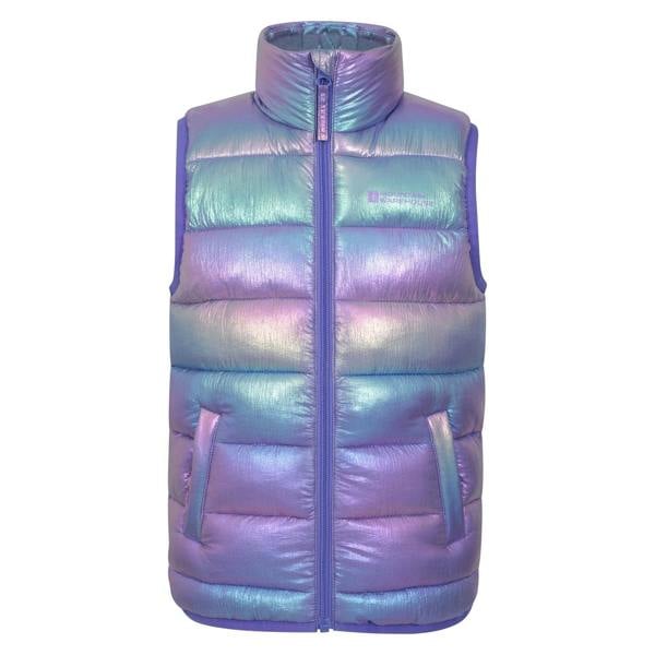 Mountain Warehouse Childrens/Kids Rocko Plain Padded Gilet - Blue - 
