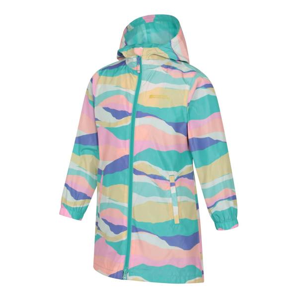 Mountain Warehouse Childrens/Kids Flo Contrast Water Resistant Jacket - Bright Pink - 