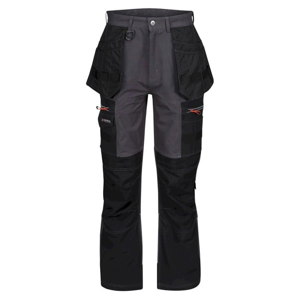 Regatta Professional Mens Softshell Stretch Work Trousers - Iron/Black