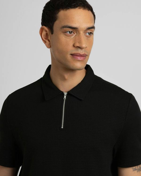 Steel & Jelly Ivy - Square Jacquard Polo Shirt