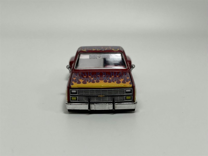 Mini GT Chevrolet Silverado Dually On Fire V1 1:64 Kaido House Mini GT KHMG127