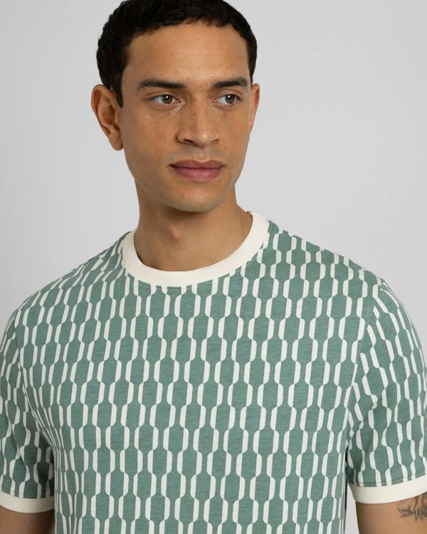 Steel & Jelly Thirza - Retro Geometric Printed T-Shirt