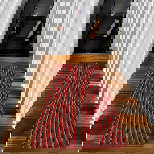 Washable Designer Mats Stripe Design in Different Colors