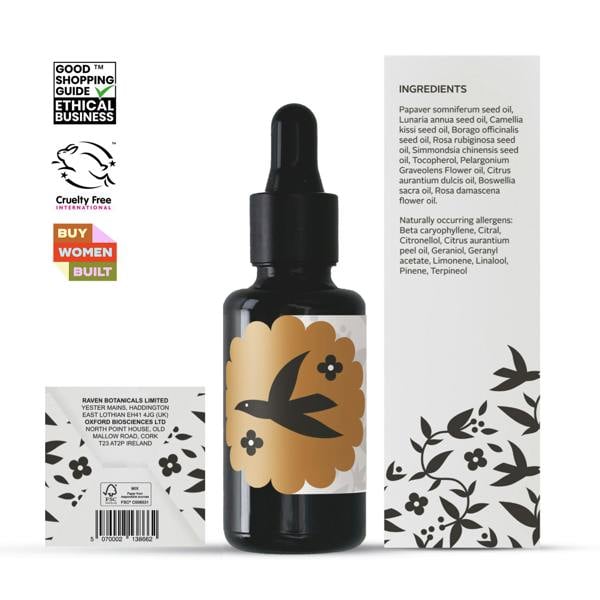 Raven Botanicals Solstice Rejuvenating Facial Oil