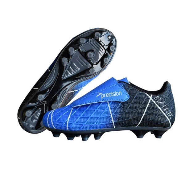 Precision Boys Matrix Football Boots - Blue/Black/Silver/Quicksilver