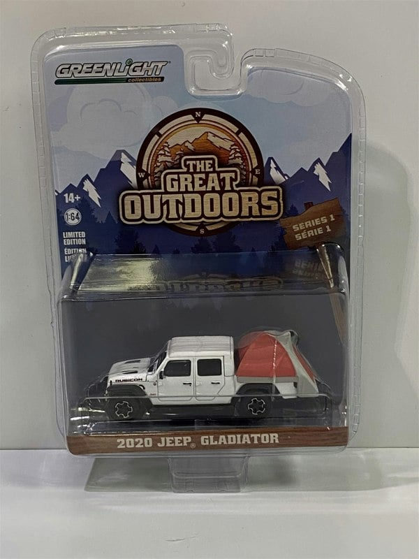 2020 jeep gladiator great outdoors series 1:64 greenlight 38010d