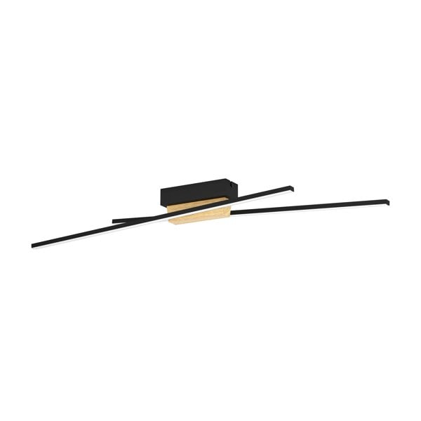 EGLO Panagria Modern LED Ceiling Light with Wood Accents WBS
