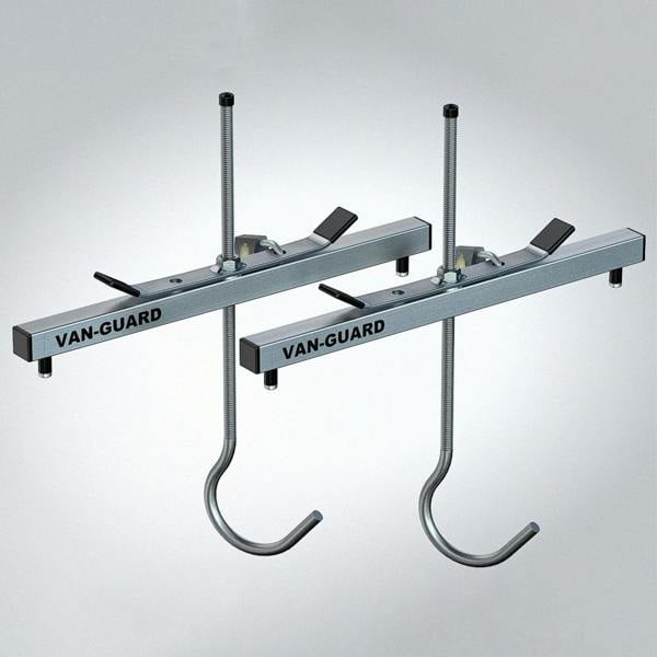 Van Guard Lockable Ladder Clamps Roof Rack Secure Heavy Duty Pair