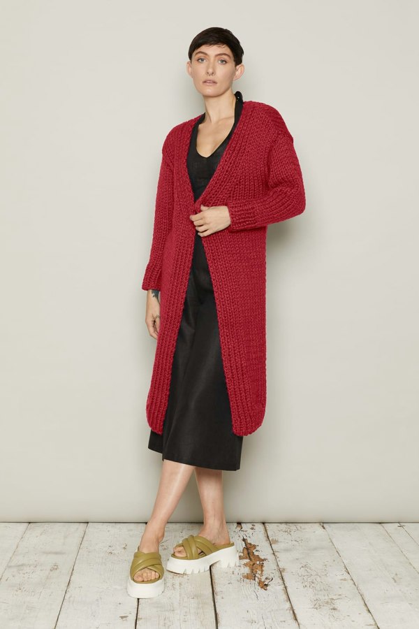 Bo Carter Lena Cardigan - Berry