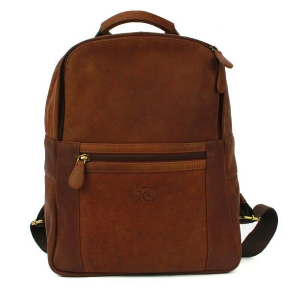 Eastern Counties Leather Ross Distressed Leather Backpack - Tan