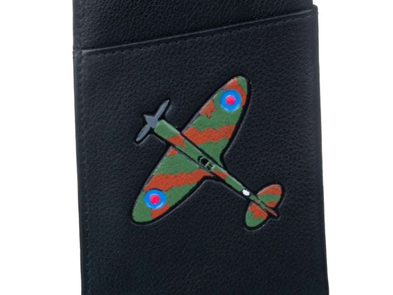 Mala Leather Spitfire Plane Leather Glasses Case – Wide Fit