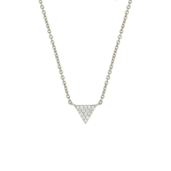 Sole du Soleil Lupine Women's 18k Gold Plated Triangle Fashion Necklace