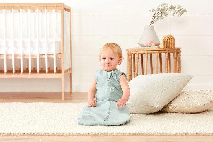 ergoPouch - Organic Summer Jersey Sleeping Bag - Sage - 0.2 TOG