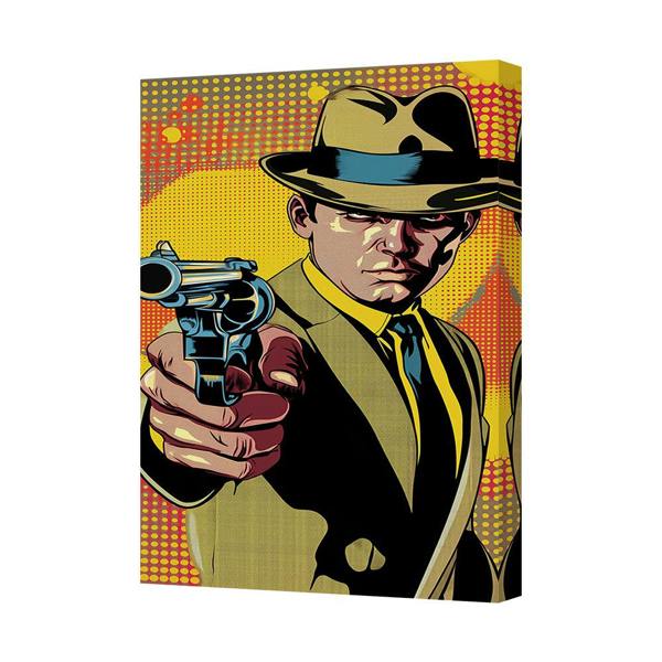 Benjamin Tate Design Contemporary Pop Art Canvas Print Handmade In UK With Deep Frame