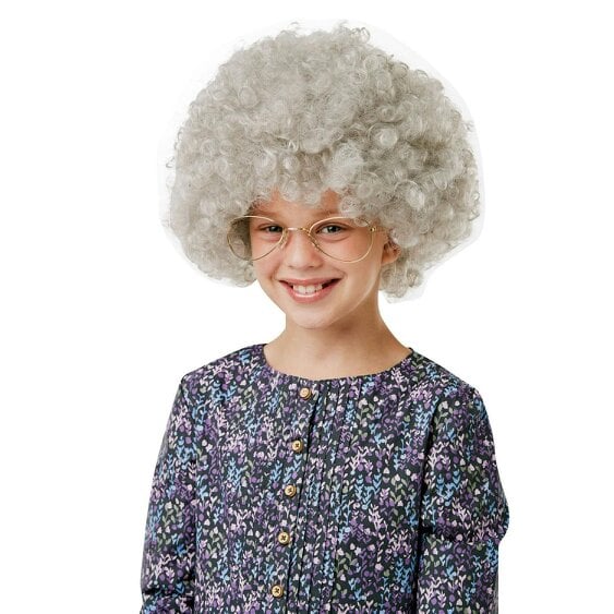 Bristol Novelty Girls Granny Wig - Grey