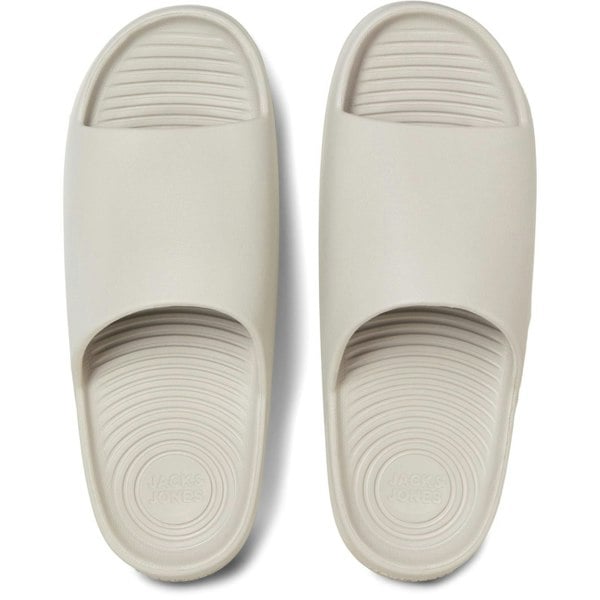 Jack & Jones Ripple Moulded EVA Men's Moonbeam Slides