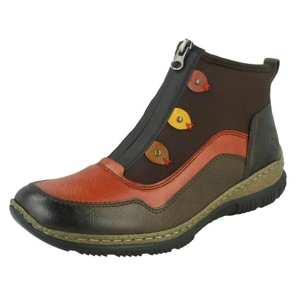 Rieker Ladies Rieker Ankle Boots N3277