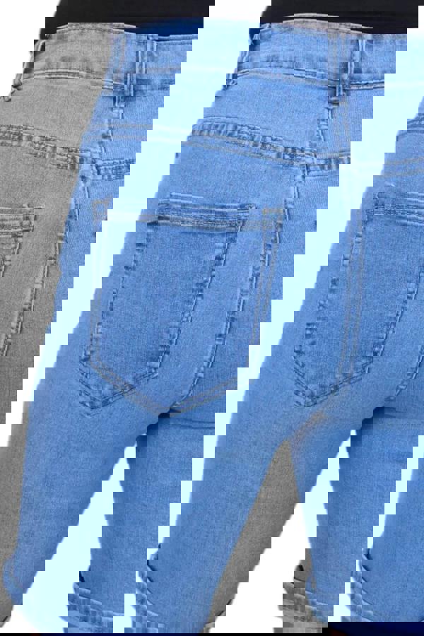 Paulo Due Women's Stretch Denim Slim Fit Shorts