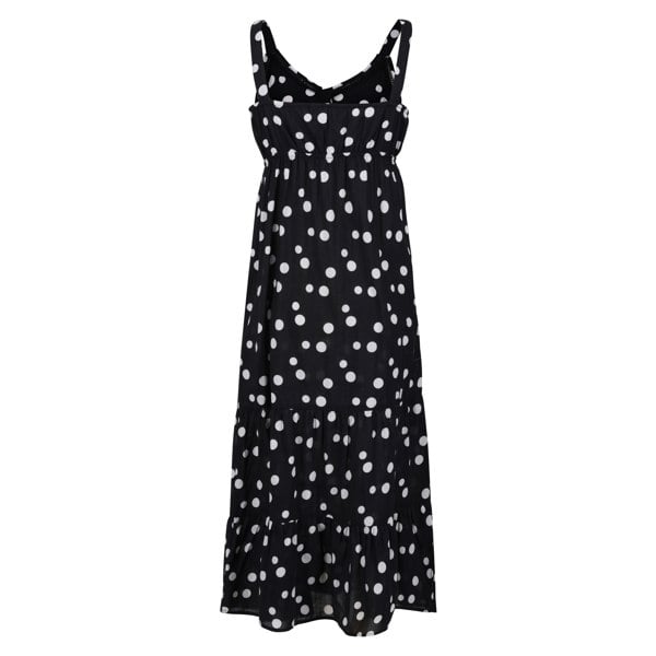 Regatta Womens/Ladies Gazania Polka Dot Lightweight Casual Dress - Black/White