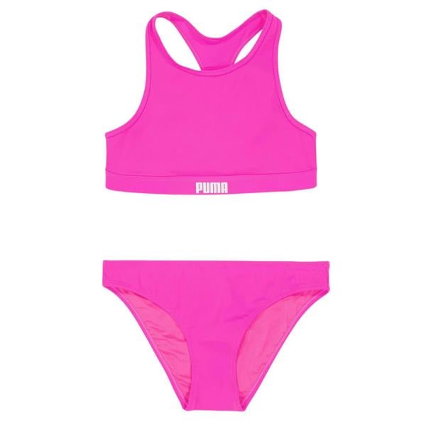 Puma Womens/Ladies Two-Piece Swimsuit - Fluorescent Pink - 