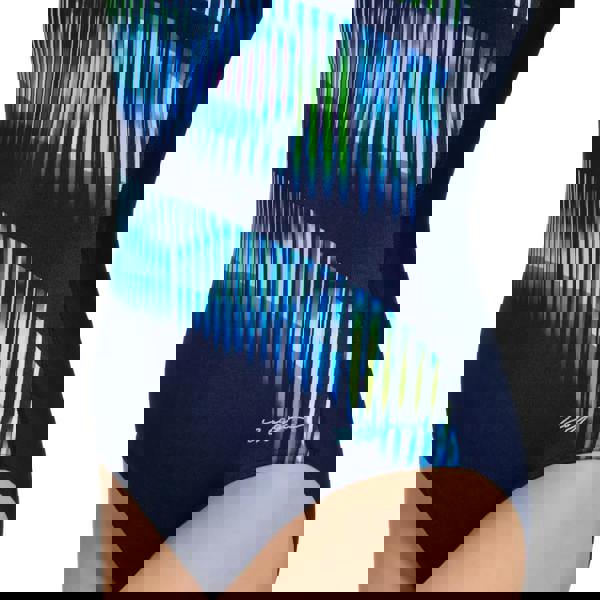 Zoggs Circus Adjustable Scoopback Swimsuit - Navy Blue