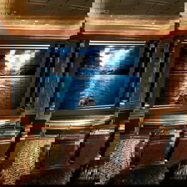 Manual Pull Down Retractable Projector Screen 4:3 Projector Screens Living and Home 178cm L x 124cm W