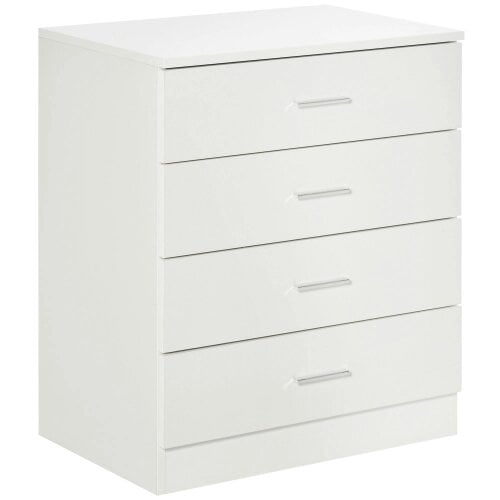 Wyld Haus Ziroma Metal And Wood White 4 Drawer Storage Chest