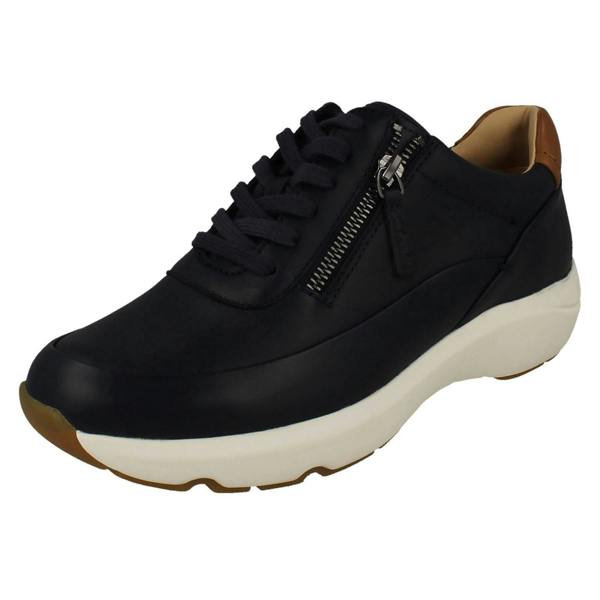 Clarks Womens Clarks Zip Detail Trainers Tivoli Zip