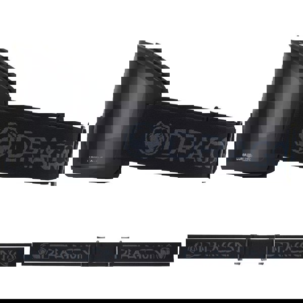 Dragon DX3 L OTG - Blackout with Lumalens Dark Smoke Lens