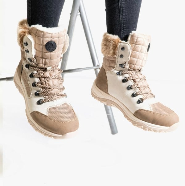 Rieker M9644-60 Womens Boots - Beige