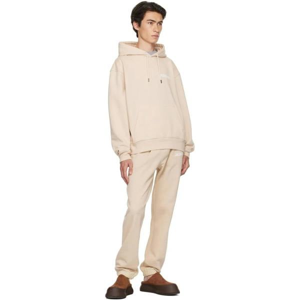 Jacquemus Le Sweatshirt Hoodie   in  Light Brown