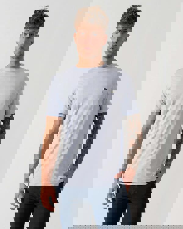 Lacoste Mens Crew Neck Pima Cotton Jersey T-Shirt - Phoenix Blue J2G - Main