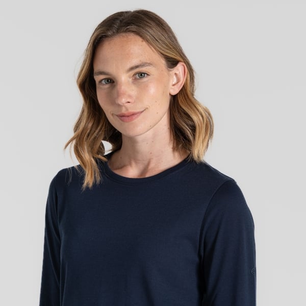 Craghoppers Women's Akona Nosilife Long-Sleeved Top - Blue Navy