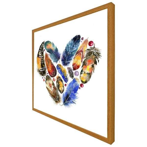 Benjamin Tate Design Boho tribal heart (picture Frame)