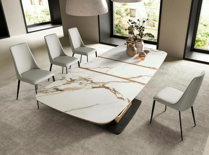 Angel Cerdá Light Grey Leatherette Chair 4184