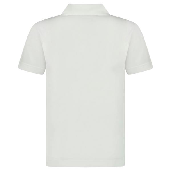 Burberry Embroidery Crest Polo White - chancefashionco