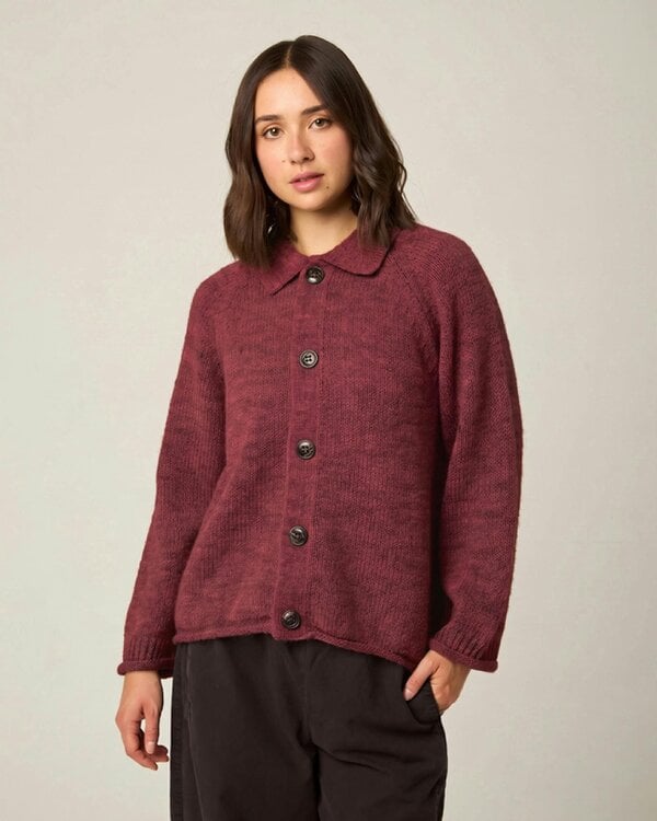 Peregrine Clothing Karolina Cardigan - Berry