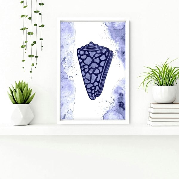 Bathroom decor blue | set of 3 wall art prints