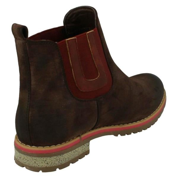 Down to Earth Ladies Down To Earth Flat Chelsea Ankle Boots